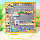 Educational Magnetic Maze Montessori Early Education Toys  Adomoo